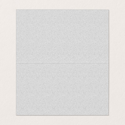 Modern White Glitter Visitekaartje (Binnenkant ongevouwen)