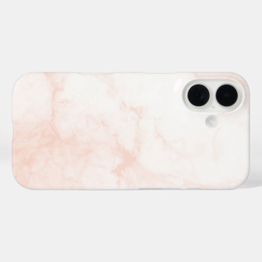 Modern White & Golden Marble Case-Mate iPhone Case (Achterkant (horizontaal))
