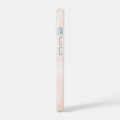 Modern White & Golden Marble iPhone 15 Case (Linkerkant)