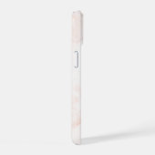 Modern White & Golden Marble iPhone 15 Case (Rechterkant)