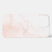 Modern White & Golden Marble iPhone Hoesje (Achterkant horizontaal)