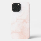 Modern White & Golden Marble iPhone Hoesje (Achterkant)