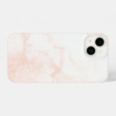 Modern White & Golden Marble iPhone Hoesje (Achterkant horizontaal)