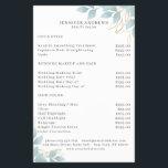 Modern, white-green Leafy Flyer<br><div class="desc">Modern leafy flyer in white,  green Edit your product in min by adding your data. You can change the font/color/position by "further personalization".</div>