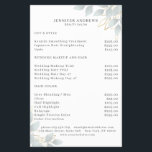 Modern White Grey Leafy Flyer<br><div class="desc">Modern leafy flyer in white,  grey Edit your product in min by adding your data. You can change the font/color/position by "further personalization".</div>