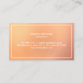 Modern White Jet Aircraft Airline Airplane Pilot Visitekaartje (Achterkant)