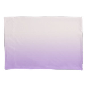 Modern White Lavender Paars Ombre Gradient Kussensloop