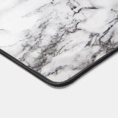 Modern White Marble Bureaumat (Hoek)