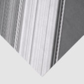 Modern White op grijs Tissuepapier (Detail)