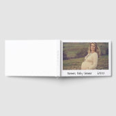 Modern White Photo Baby shower Gastenboek (Volledig)