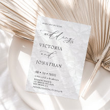 Modern White Photo Wedding