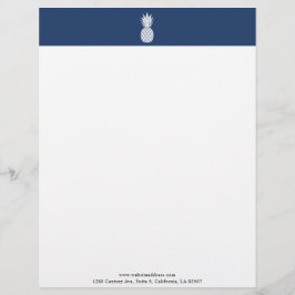 Modern White Pineapple logo Letterhead Briefhoofd