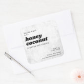 Modern White Rustic Texture Label (Envelop)