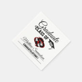 Modern White School AFSTUDEREN | LOGO toevoegen Servet (Hoek)