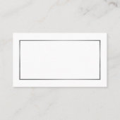 Modern White & Silver Bachelorette Party Ticket (Achterkant)