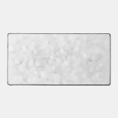 Modern White Square Pattern Bureaumat (Voorkant)