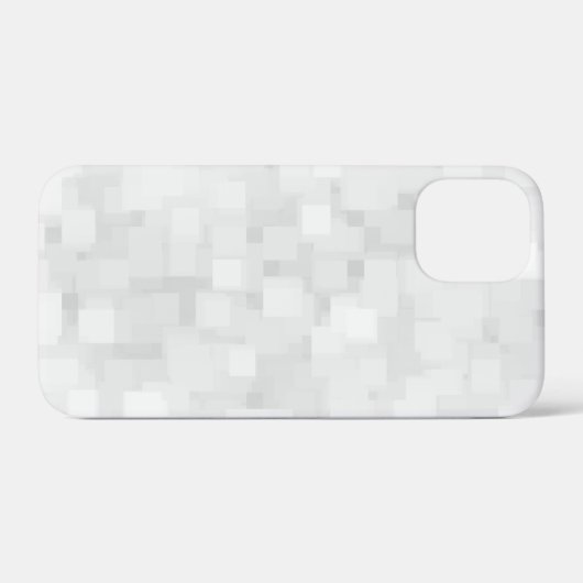 Modern White Square Pattern Case-Mate iPhone Case (Achterkant (horizontaal))