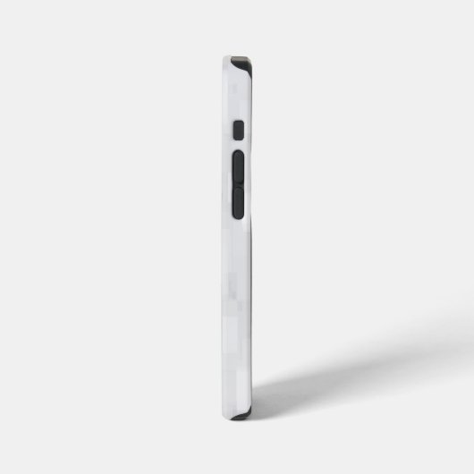 Modern White Square Pattern iPhone Hoesje (Linkerkant)