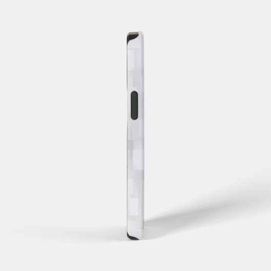 Modern White Square Pattern iPhone Hoesje (Rechterkant)