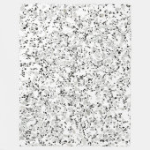 Modern White Terrazzo Fleece Deken (Voorkant)