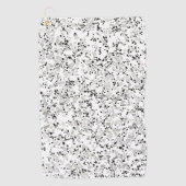 Modern White Terrazzo Golfhanddoek (Voorkant)