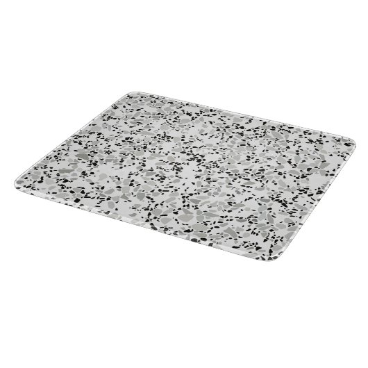 Modern White Terrazzo Snijplank (Hoek)