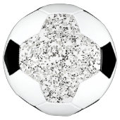 Modern White Terrazzo Voetbal (Gedraaid)