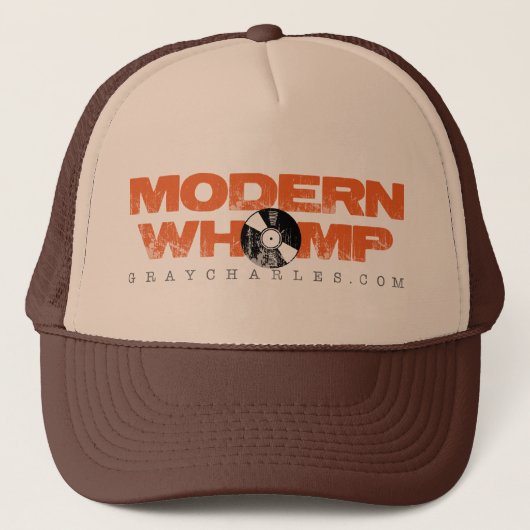 Modern Whomp - Brown Trucker Hat Pet (Voorkant)