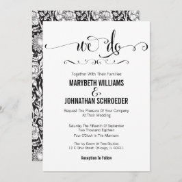 Modern wij doen de Kaart van de Uitnodiging van he