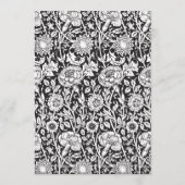 Modern wij doen de Kaart van het Menu van de Wedde (Achterkant)