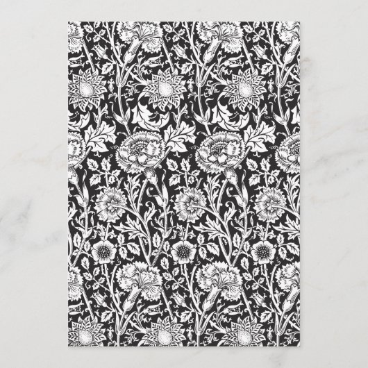 Modern wij doen de Kaart van het Menu van de Wedde (Achterkant)