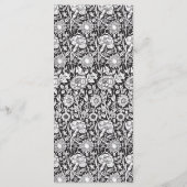 Modern wij doen de Kaart van het Menu van de Wedde (Achterkant)