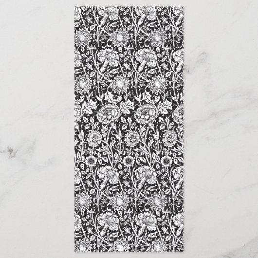 Modern wij doen de Kaart van het Menu van de Wedde (Achterkant)