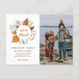 Modern wij hebben de Foto van de Thanksgiving Bewe Aankondigingskaart