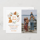 Modern wij hebben de Foto van de Thanksgiving Bewe Aankondigingskaart (Voorkant / Achterkant)