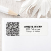 Modern wij trekken het etiket van het het Adres va (Insitu)