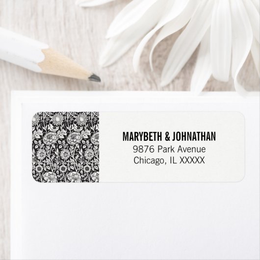 Modern wij trekken het etiket van het het Adres va (Insitu)