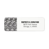 Modern wij trekken het etiket van het het Adres va (Voorkant)