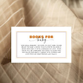  modern Wild One “Book for Baby” Informatiekaartje