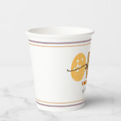 Modern Wild One first Birthday Papieren Bekers (Voorkant)