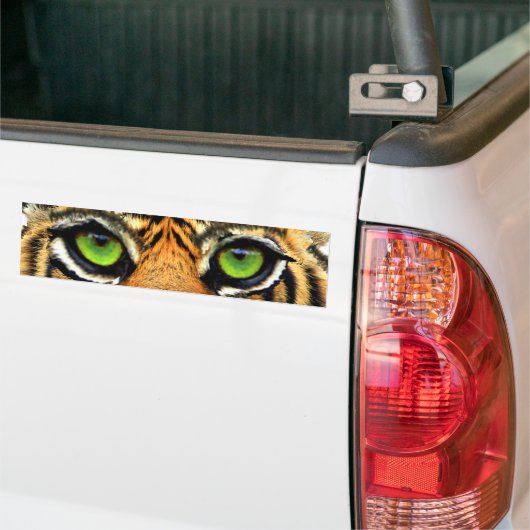 Modern Wild Tiger Bumpersticker (Op Truck)