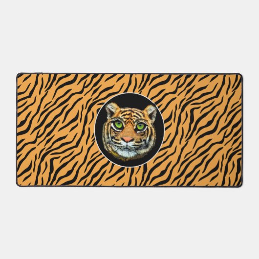 Modern Wild Tiger Pattern Bureaumat (Voorkant)