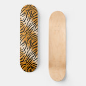 Modern Wild Tiger Pattern Persoonlijk Skateboard (Voorkant)