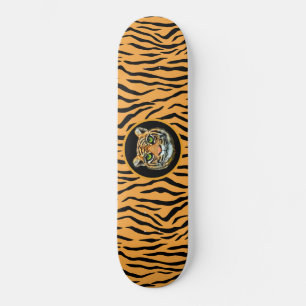 Modern Wild Tiger Pattern Skateboard