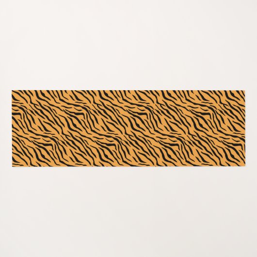 Modern Wild Tiger Pattern Yogamat (Achterkant (horizontaal))