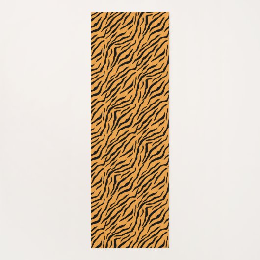 Modern Wild Tiger Pattern Yogamat (Achterkant)