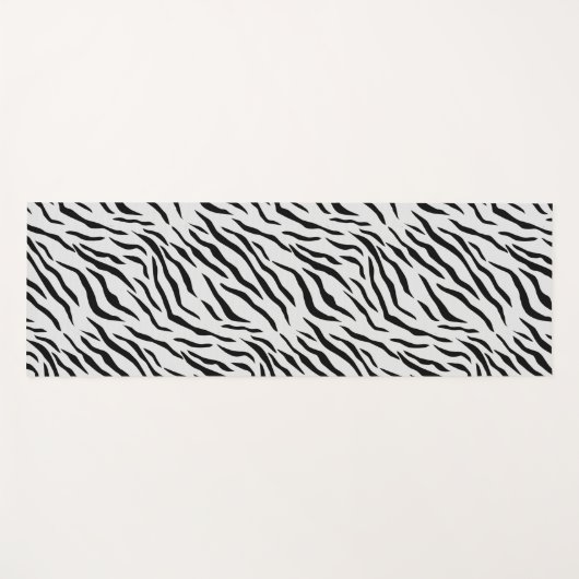 Modern Wild White Tiger Pattern Yoga Mat (Voorkant (horizontaal))