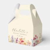 Modern, wilde bloem, bruidsmeisjesfeest bedankdoosjes (Voorkant Zijde)