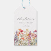 Modern, wilde bloem Vrijgezellenfeest Welkom Cadeaulabel (Voorkant)