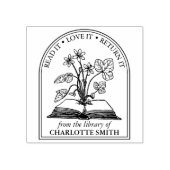 Modern Wilde Bloemenboek Uit de Bibliotheek Van Rubberstempel (Afrduk)